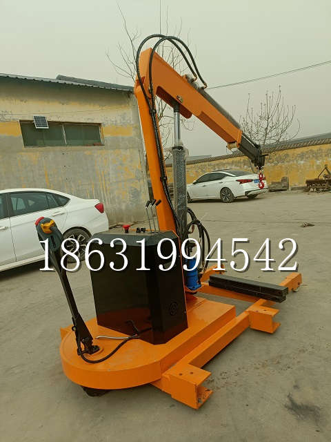 新乡市自卸车厢随车吊 自制轮式四不像起重机 四驱平板吊 5吨 贵盛